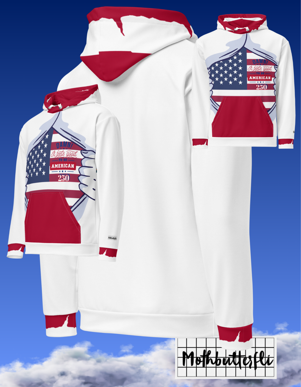 The American Core Unisex cotton hoodie