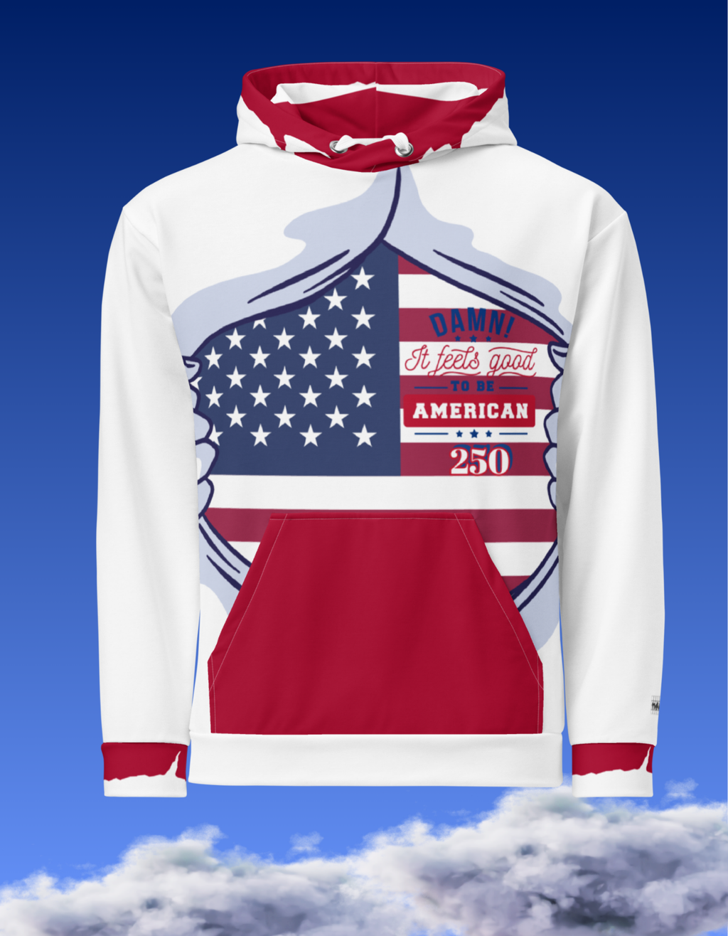 The American Core Unisex cotton hoodie