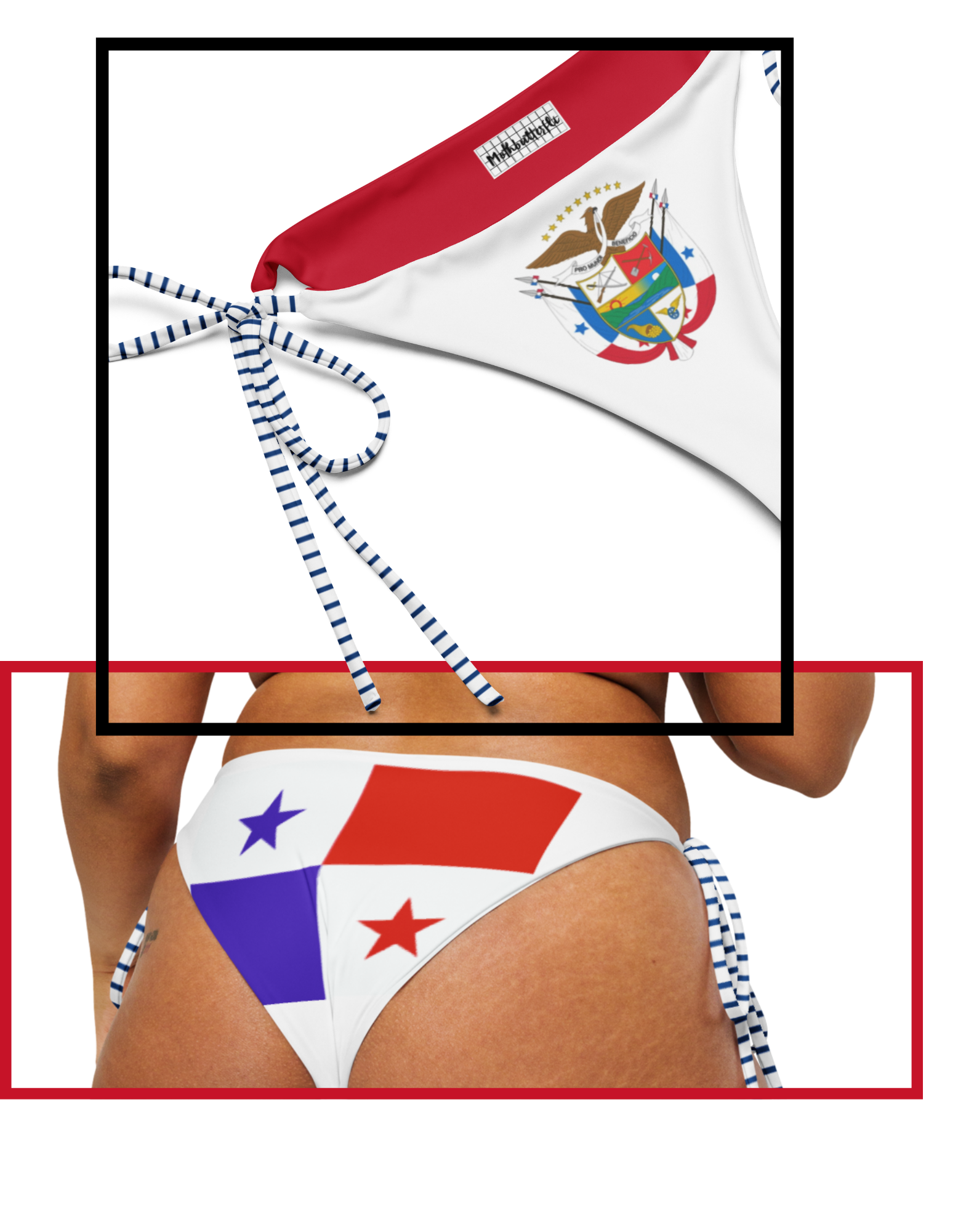 The Isthmus Star string bikini bottom