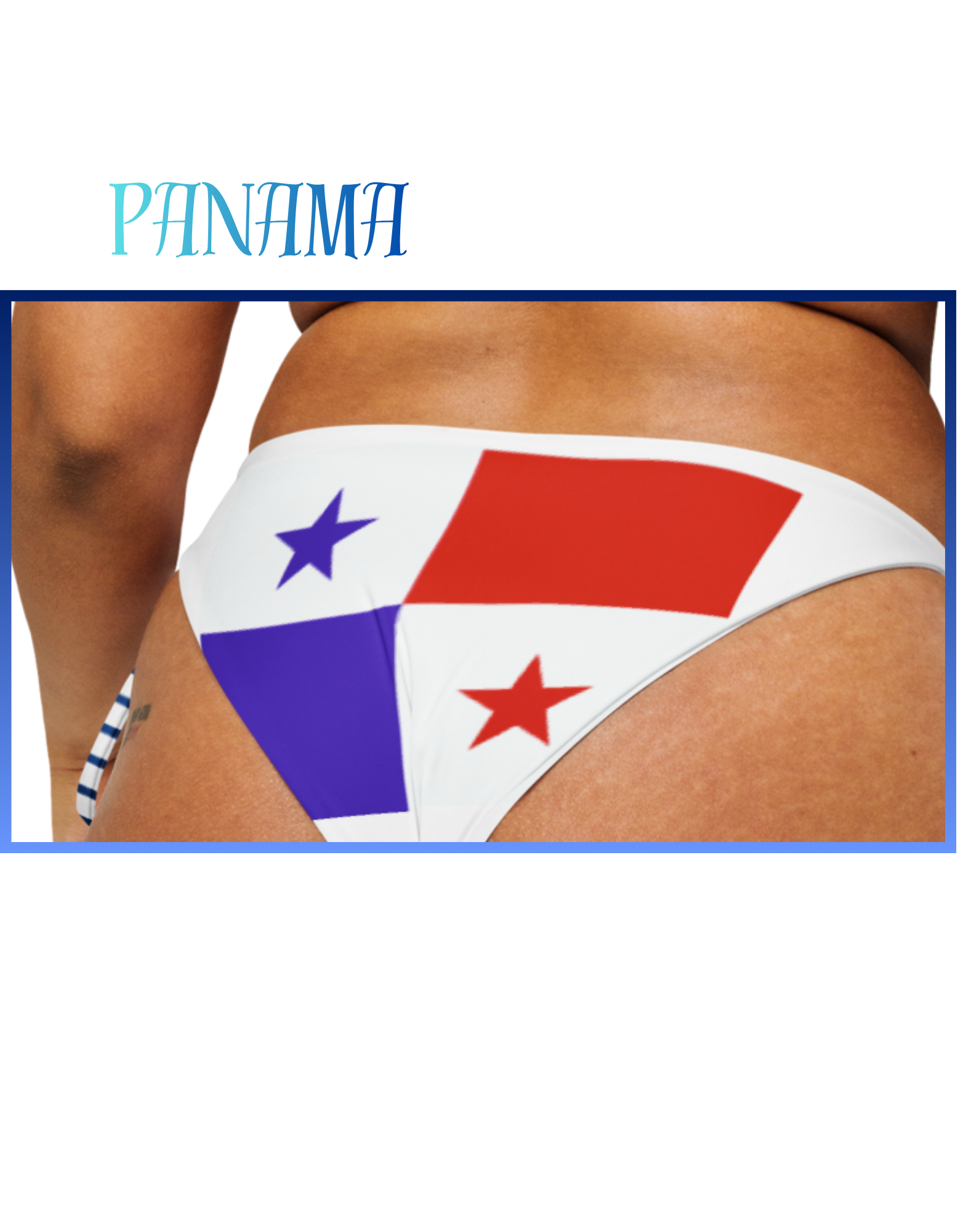 The Isthmus Star string bikini bottom