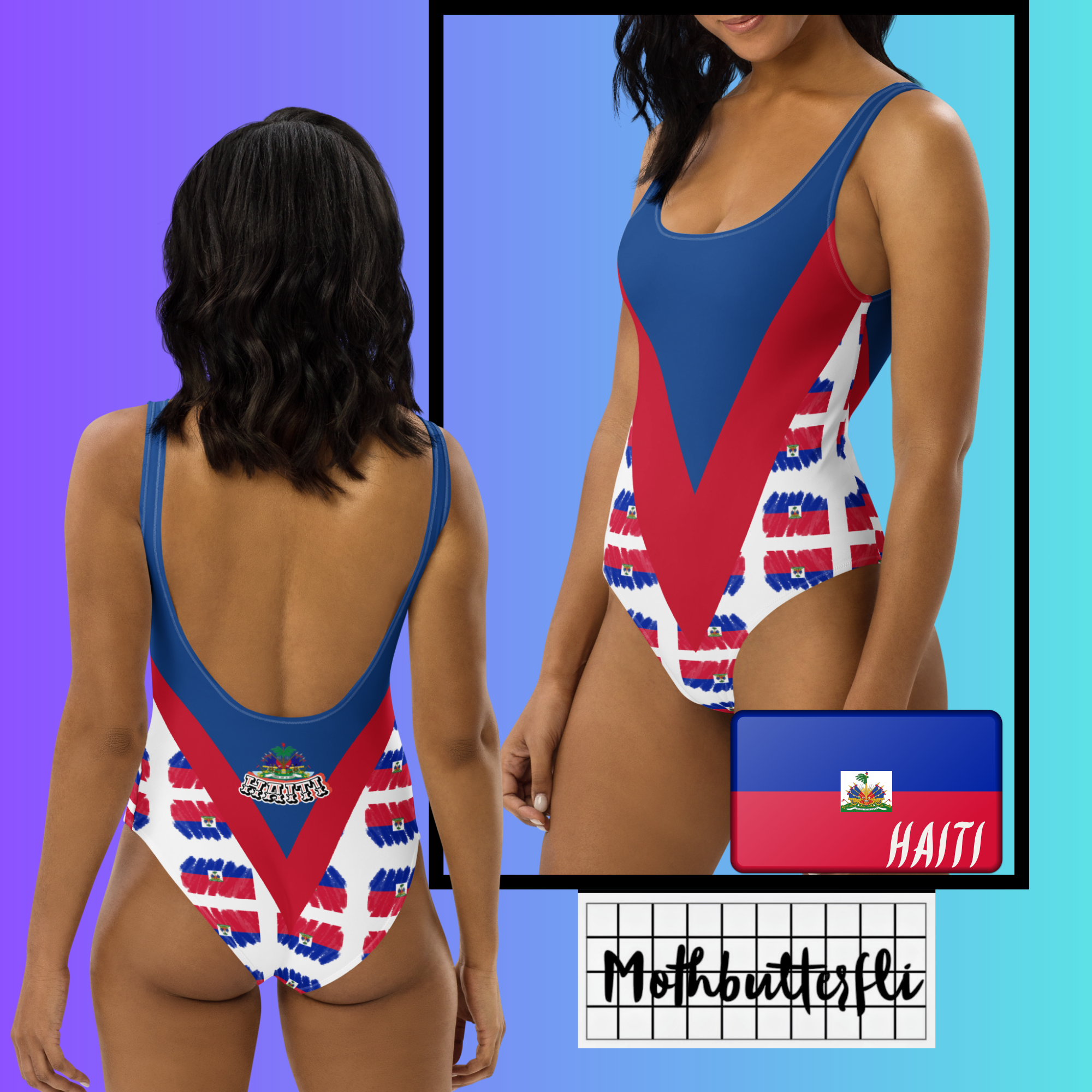 The Pearl of the Antilles One piece Swimsuit