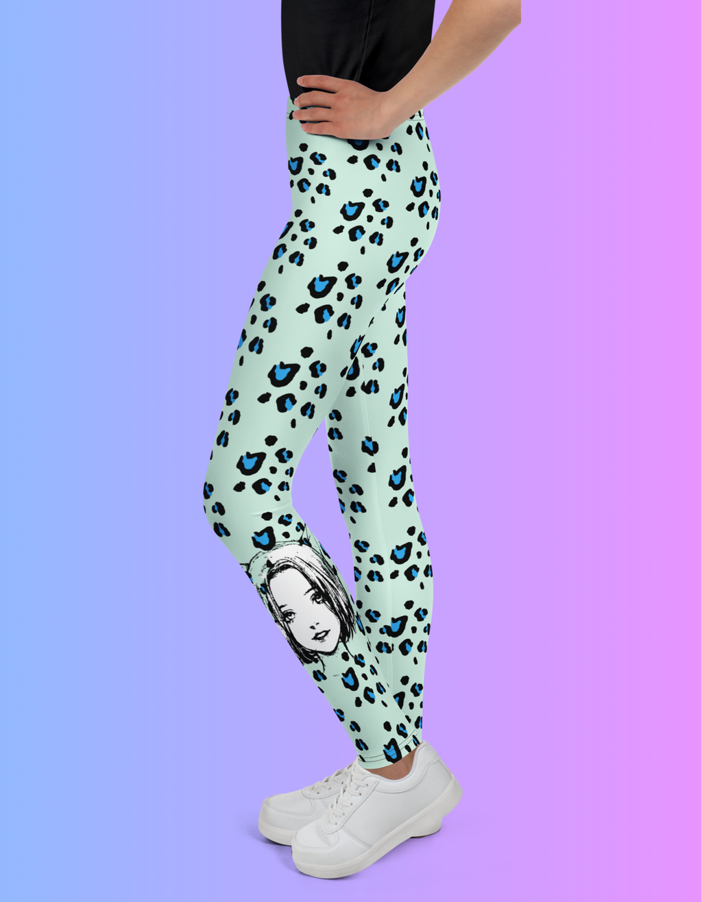 Kanashii Neko Youth Leggings
