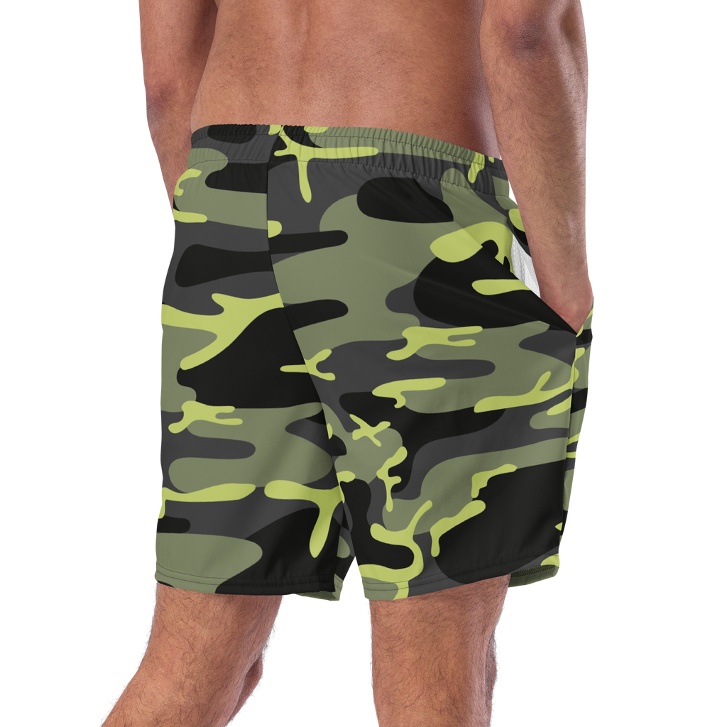 Camoflauge Recycled Swim Trunks