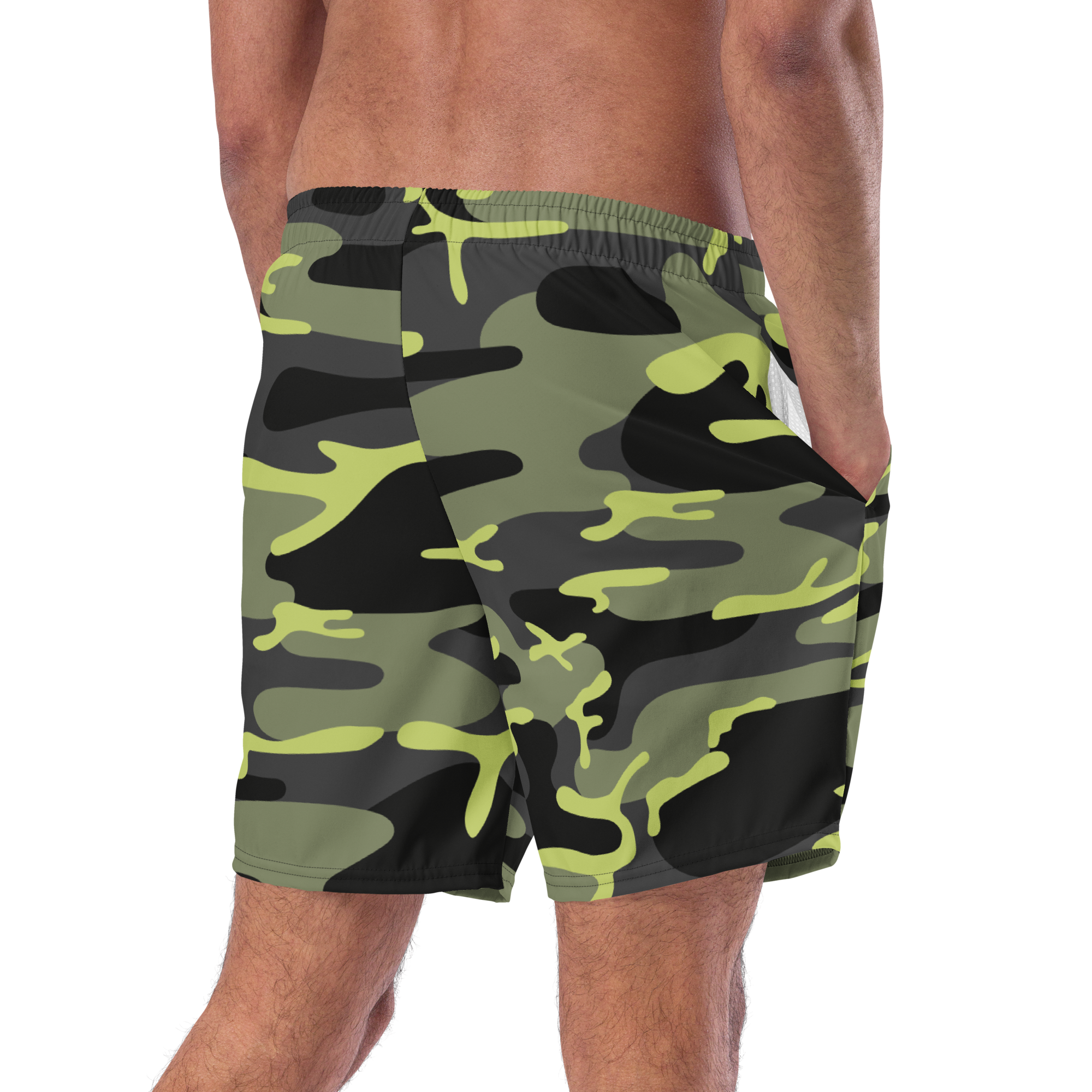 Camoflauge Recycled Swim Trunks