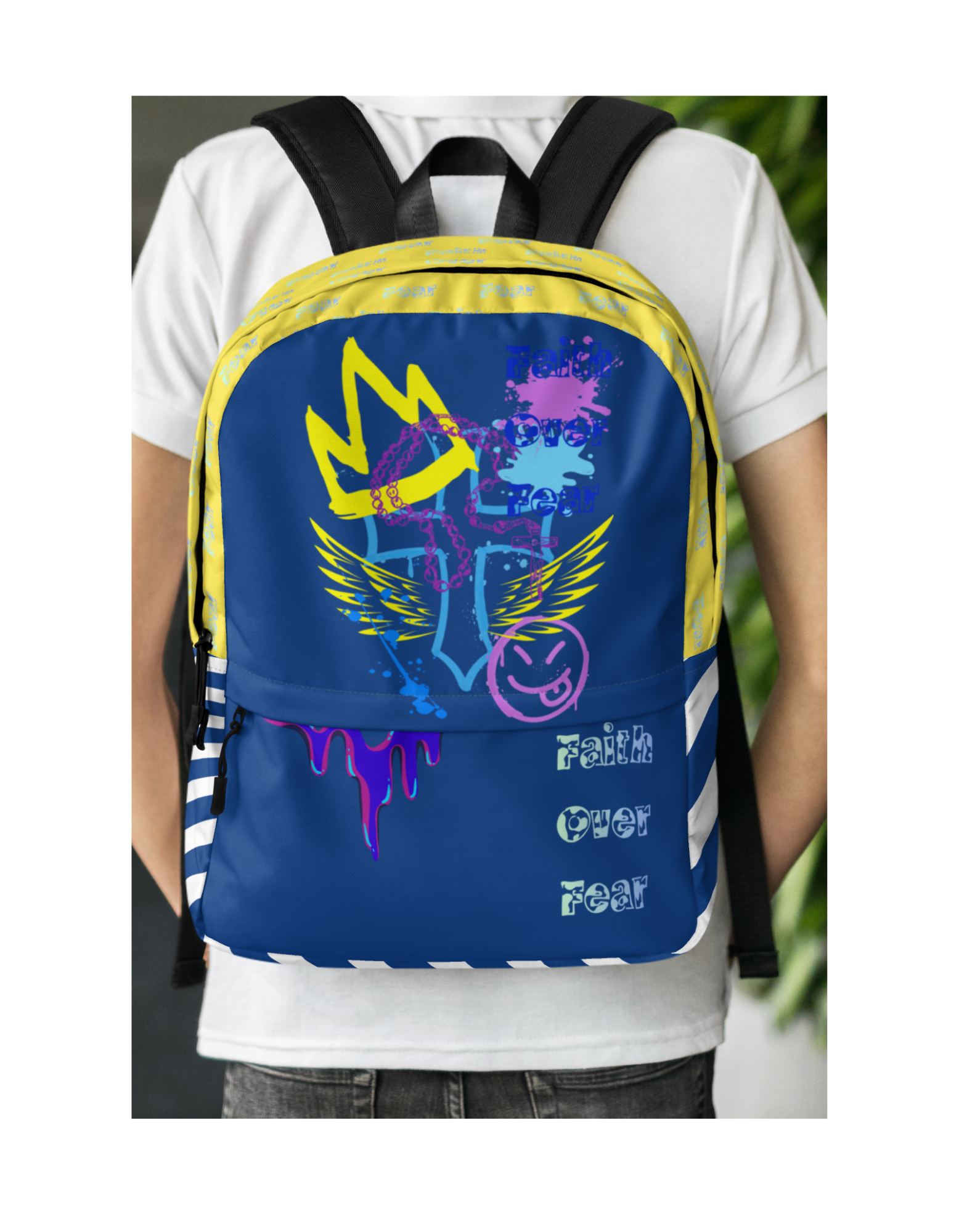 Faith Over Fear Kids Backpack