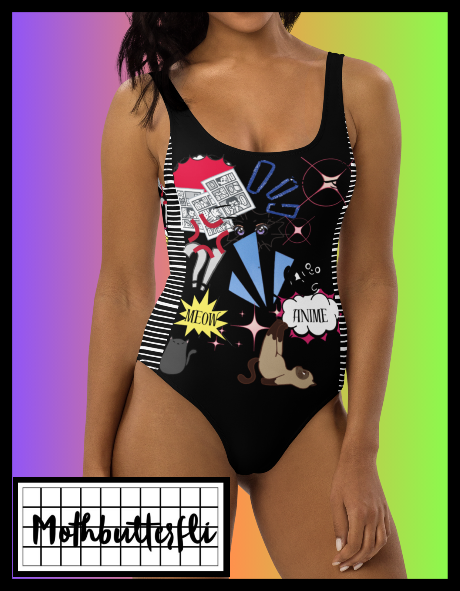 Manga Noir Black Swimsuit
