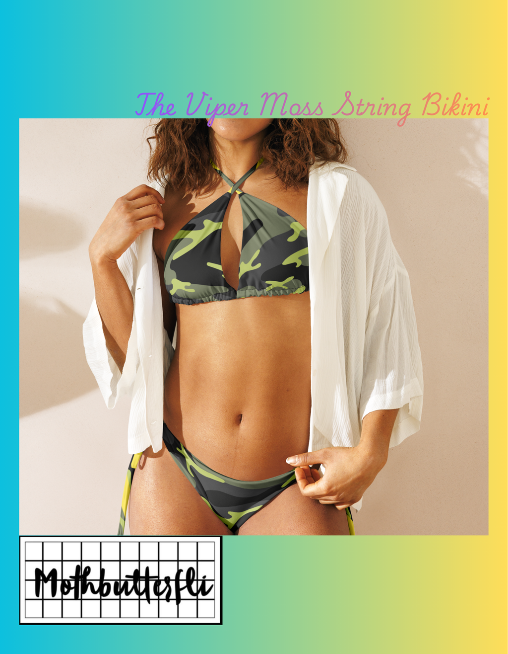 The Viper Moss string bikini