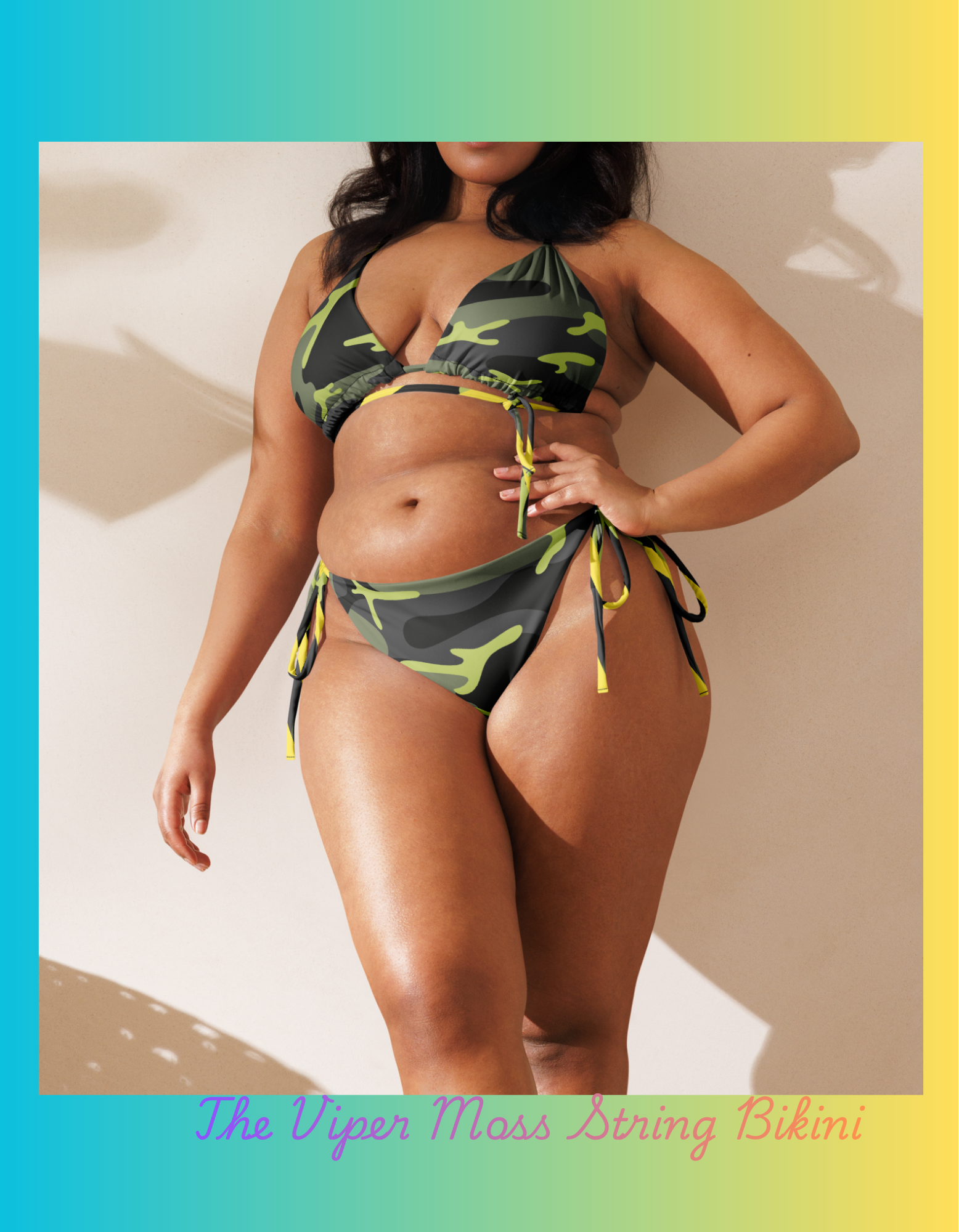 The Viper Moss string bikini