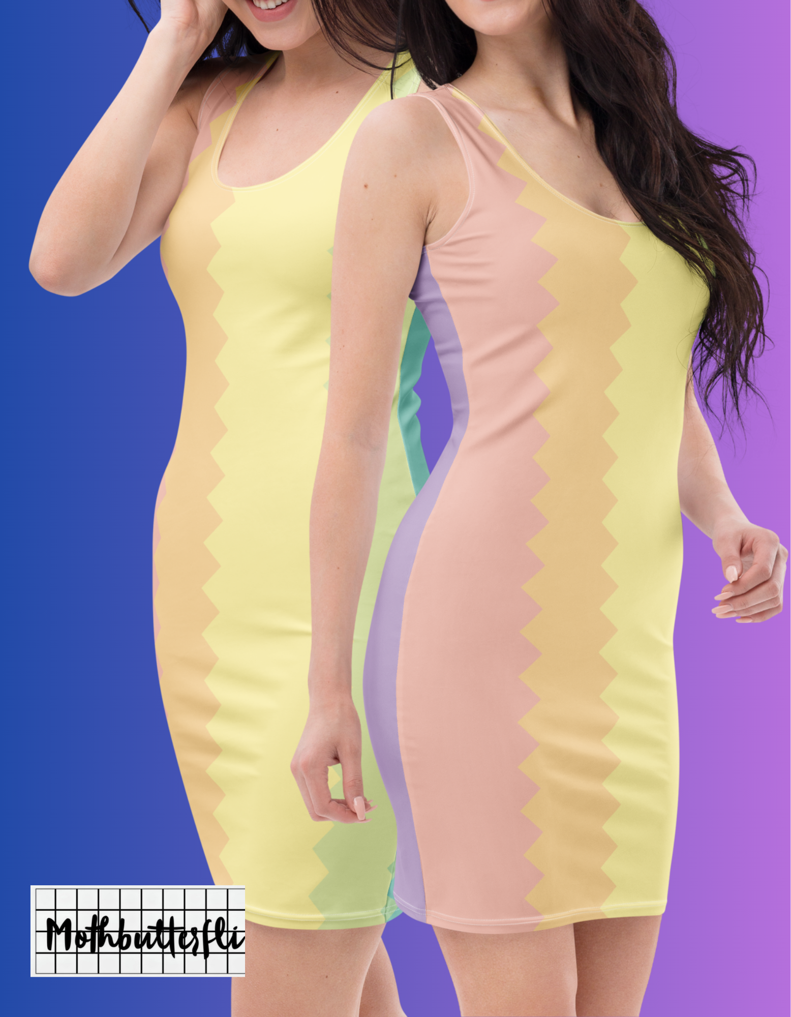 The Electric Sorbet Bodycon dress