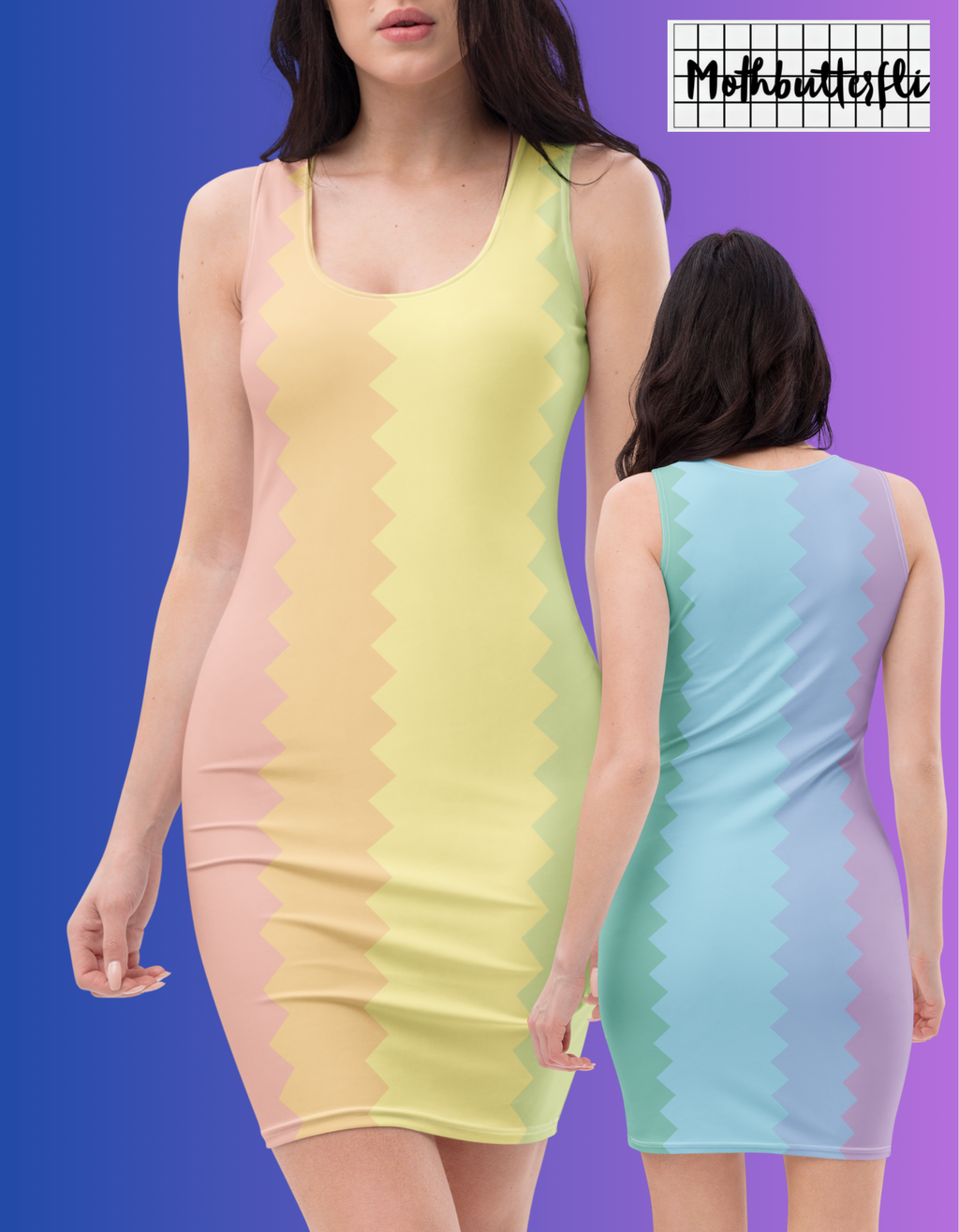 The Electric Sorbet Bodycon dress