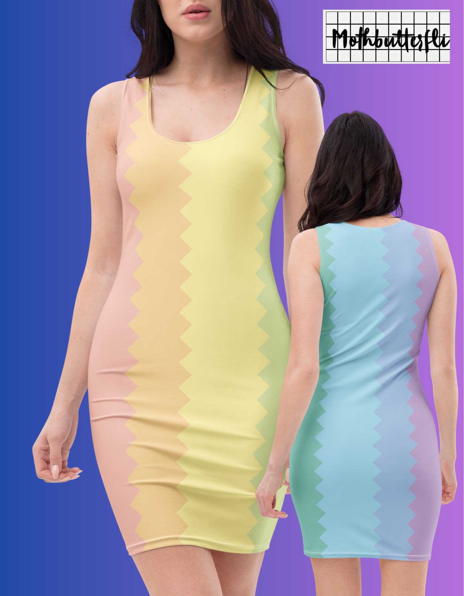 The Electric Sorbet Bodycon dress