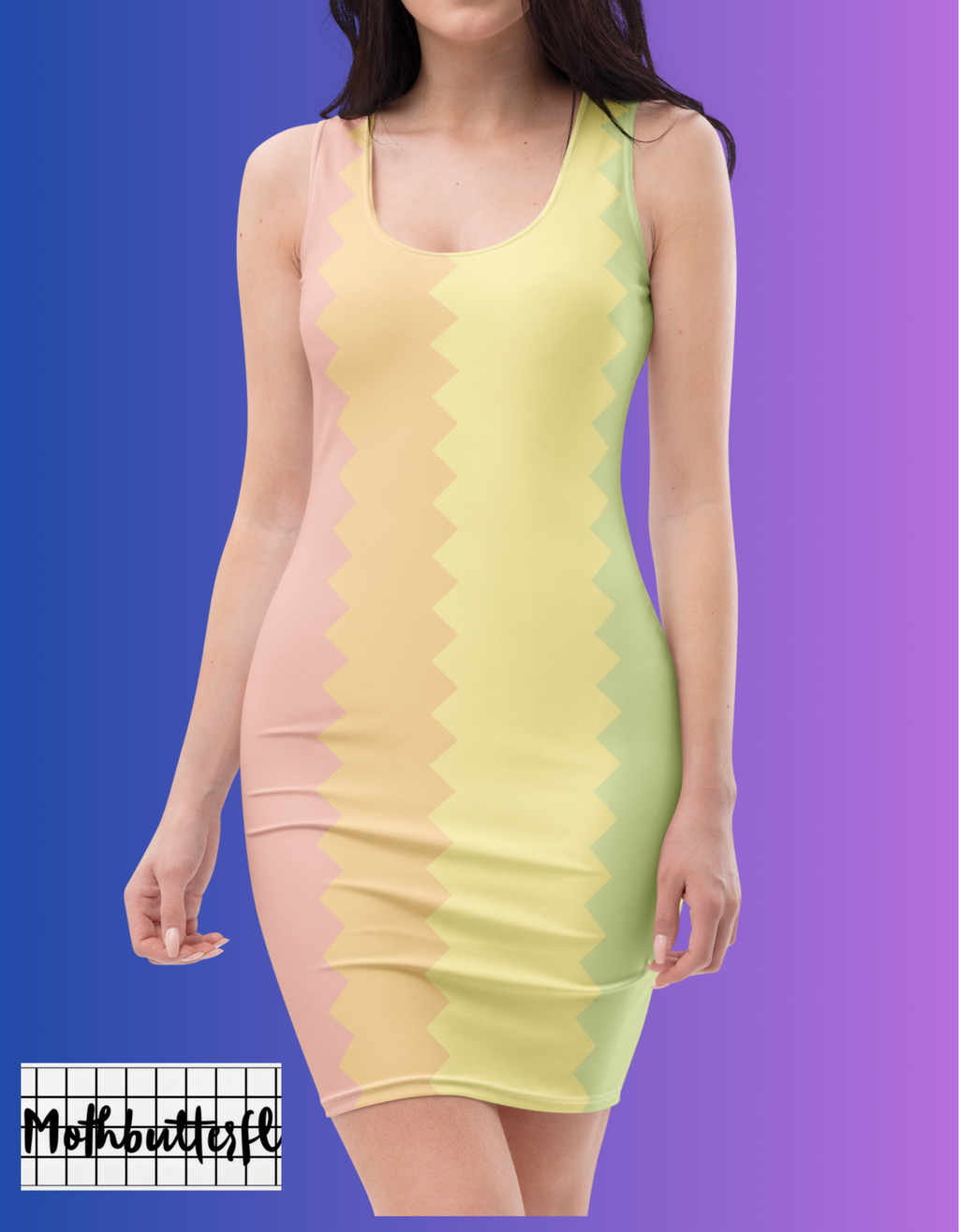 The Electric Sorbet Bodycon dress